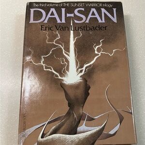 Book Dai-San signed a book plate. Eric van Lustbader 1st edit 1978 HC DJ
